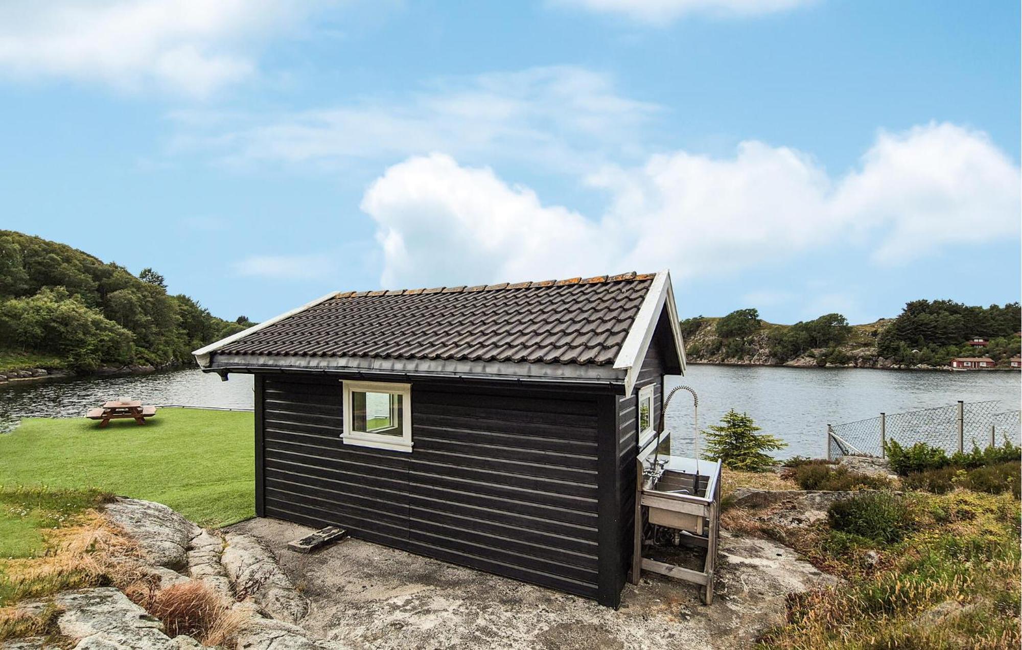 Beach Front Home In Haugesund With House Sea View Exterior photo